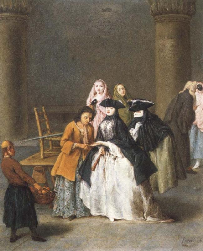 Pietro Longhi A Fortune Teller at Venice Spain oil painting art